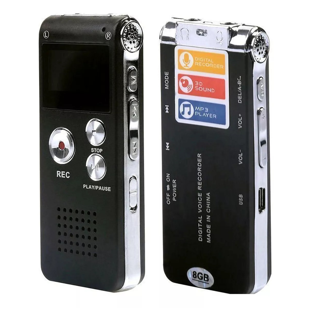 Microfono Espia Usb Spy Grabadora Voz De 8gb