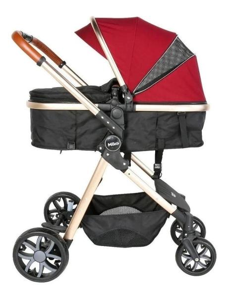 Carriola Infanti Mike Portabebe Base De Carro Vino