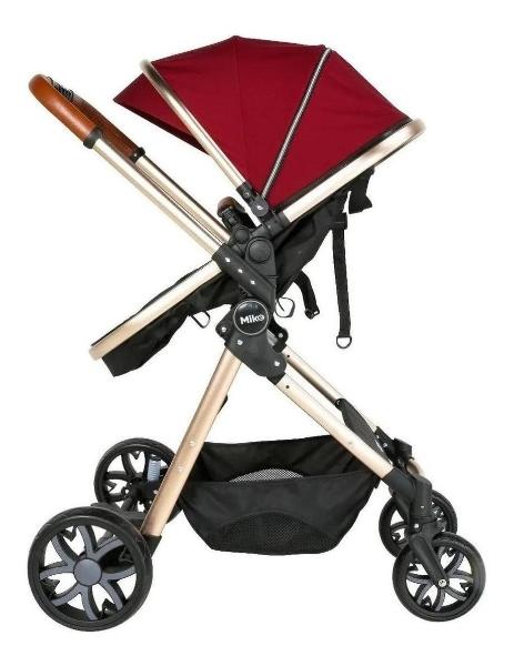 Carriola Infanti Mike Portabebe Base De Carro Vino
