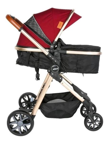 Carriola Infanti Mike Portabebe Base De Carro Vino