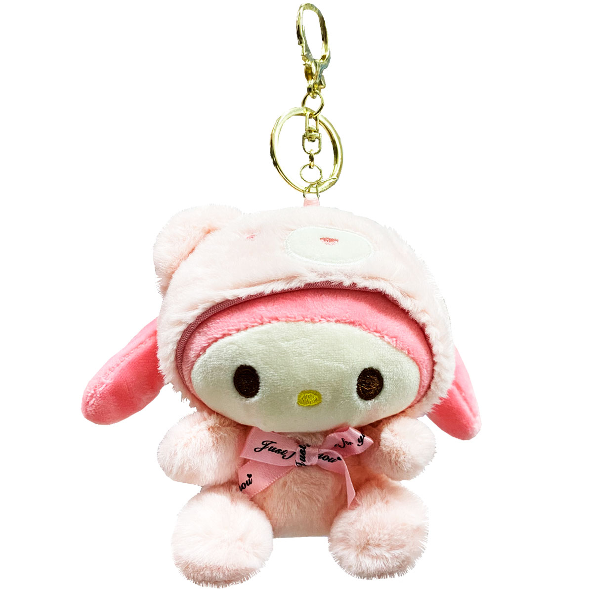Llavero De Peluche Generico Hello Kitty Rosa 10 cm