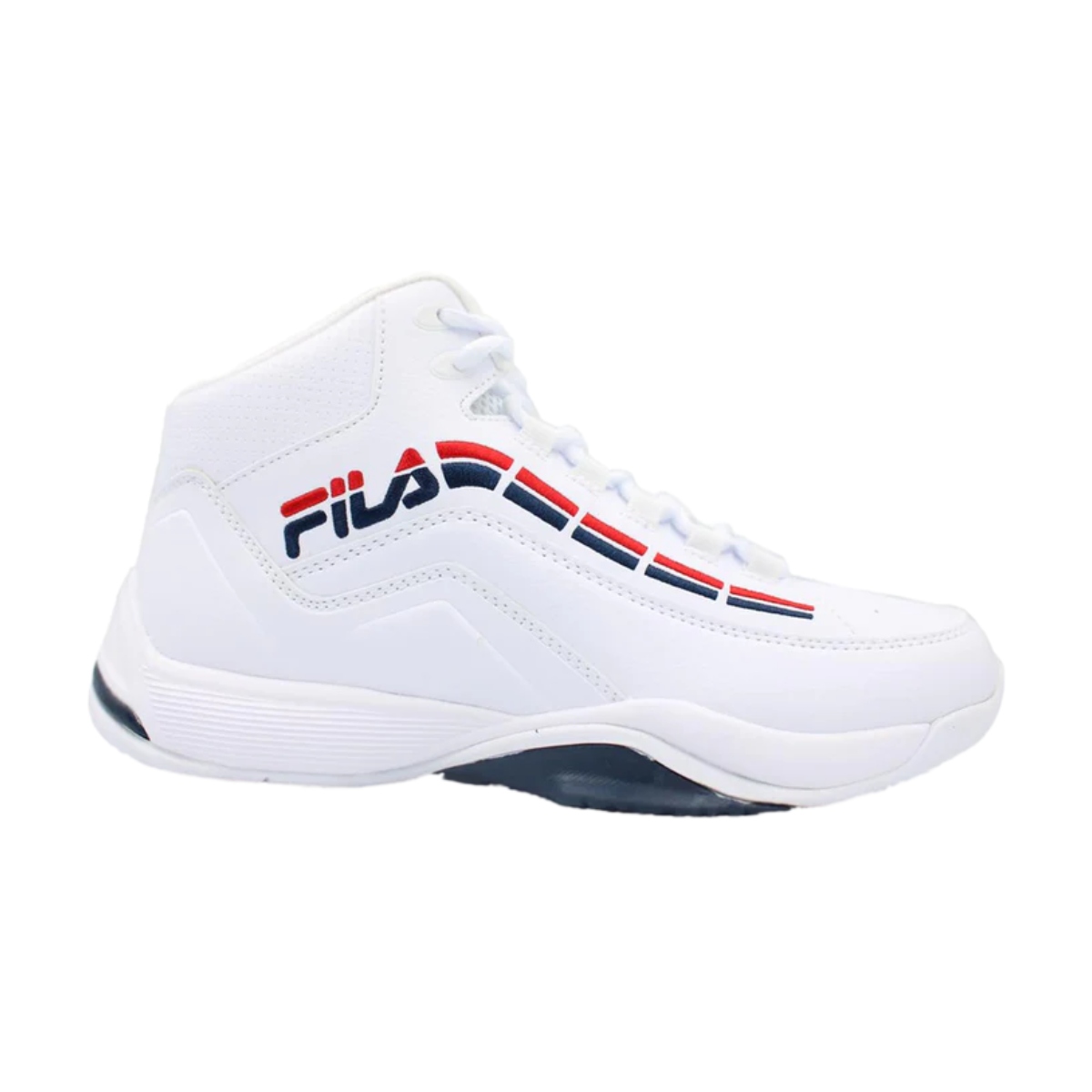 Tenis Fila Modelo Spitfire 3 Color Blanco/Marino 125 Para Caballero