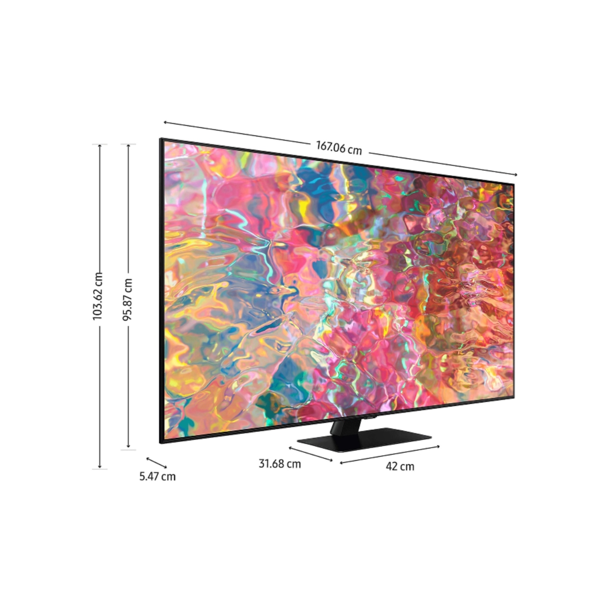 Pantalla Samsung QN75Q80DAFXZX 75" QLED 4K / Smart TV ALBY32