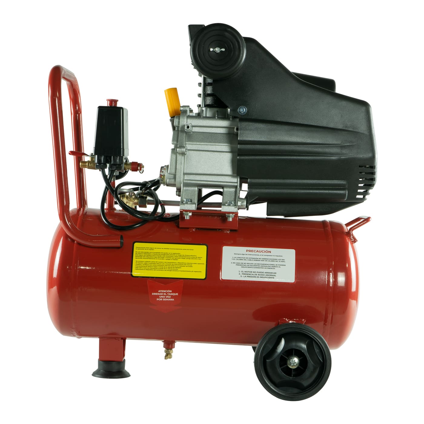COMPRESOR DE AIRE SWEDISH HUSKY POWER 25 LITROS 2.5 HP C/MANGUERA Y PISTOLA - HKC25MP