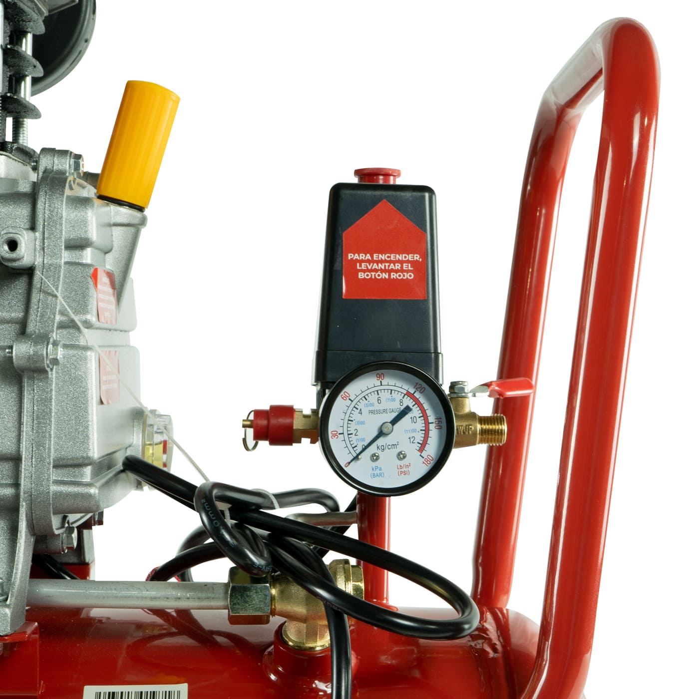COMPRESOR DE AIRE SWEDISH HUSKY POWER 25 LITROS 2.5 HP C/MANGUERA Y PISTOLA - HKC25MP