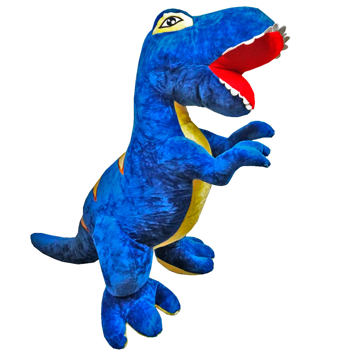 Peluche Generico Dinosaurio Azul 53 cm