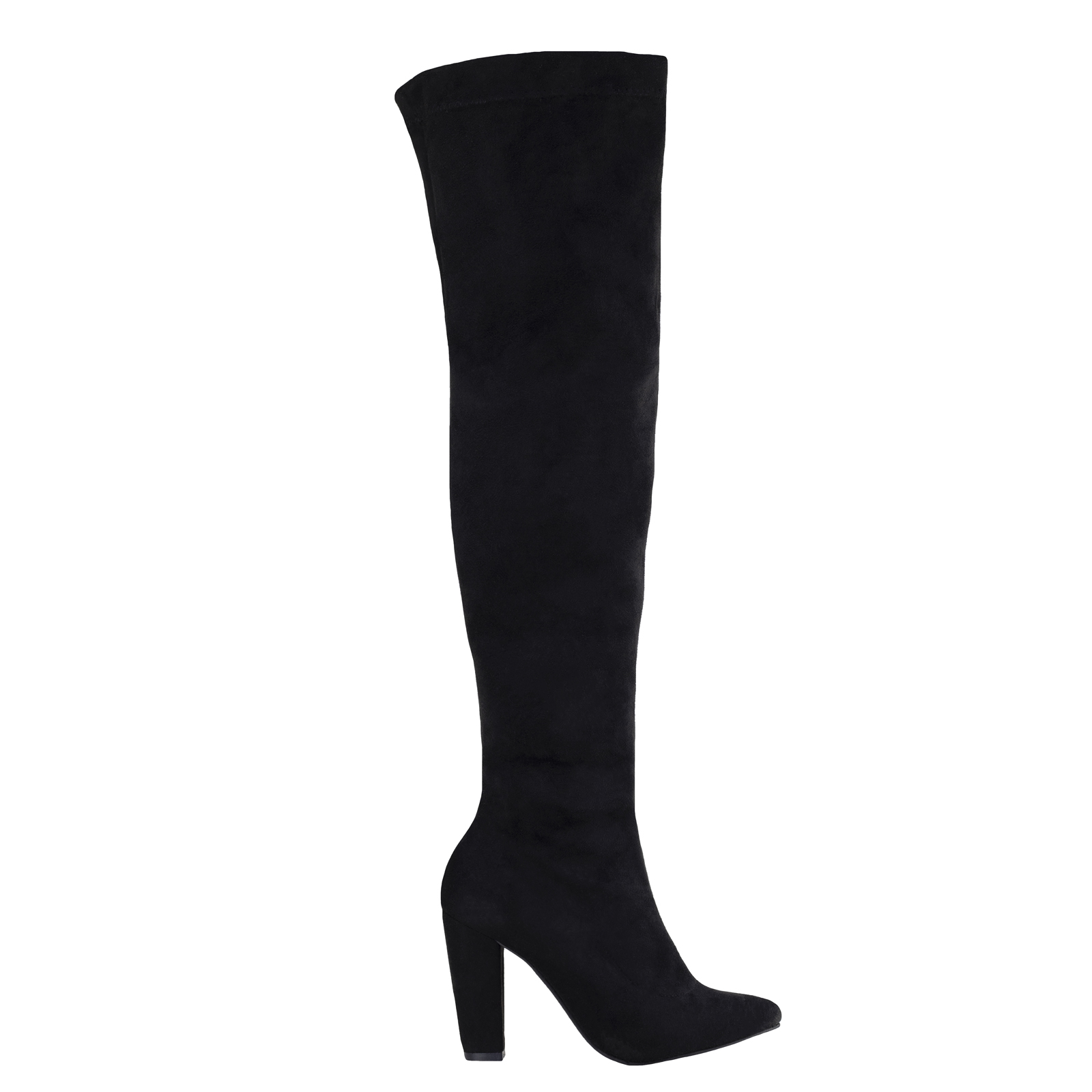 Botas Largas Para Mujer Capa De Ozono Con Tacón 650801 Negro