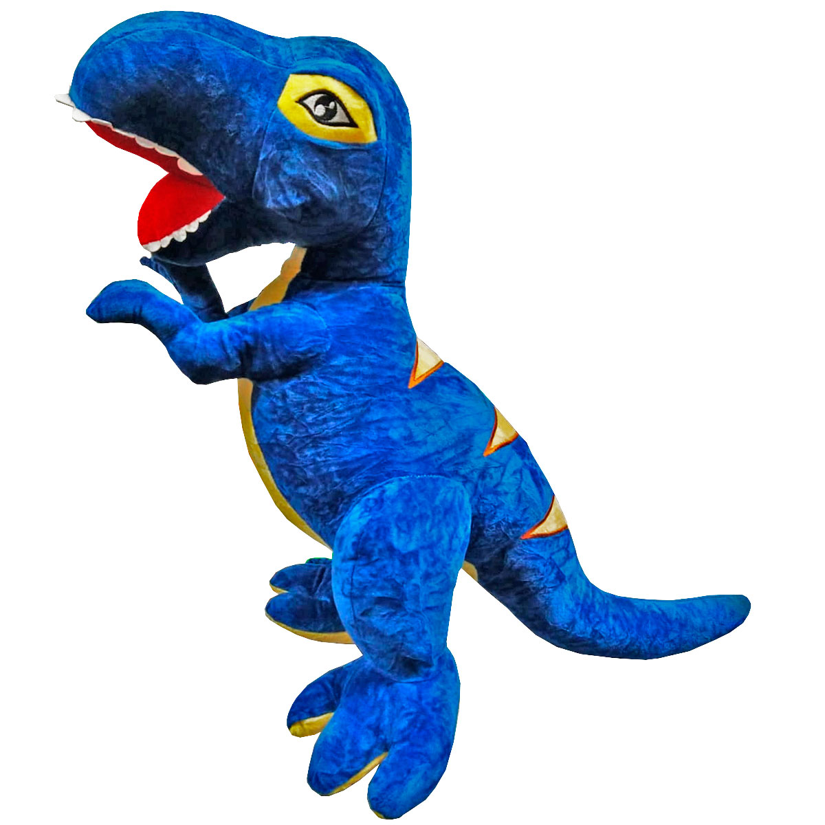 Peluche Generico Dinosaurio Azul 53 cm