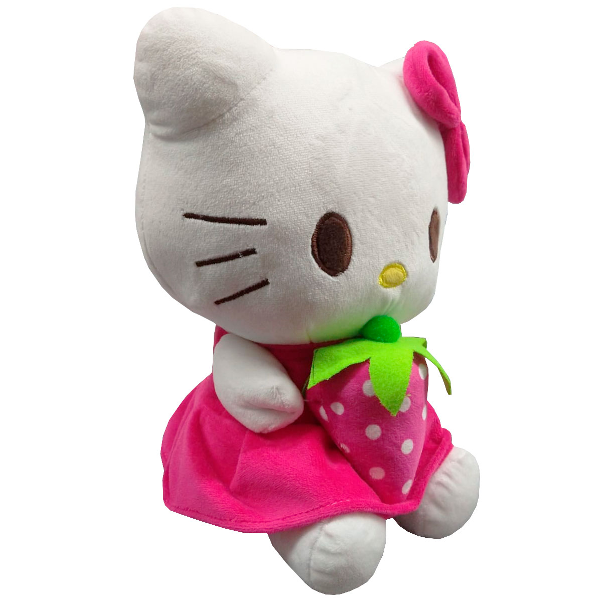 Peluche Generico Hello Kitty Con Fresa 26 cm