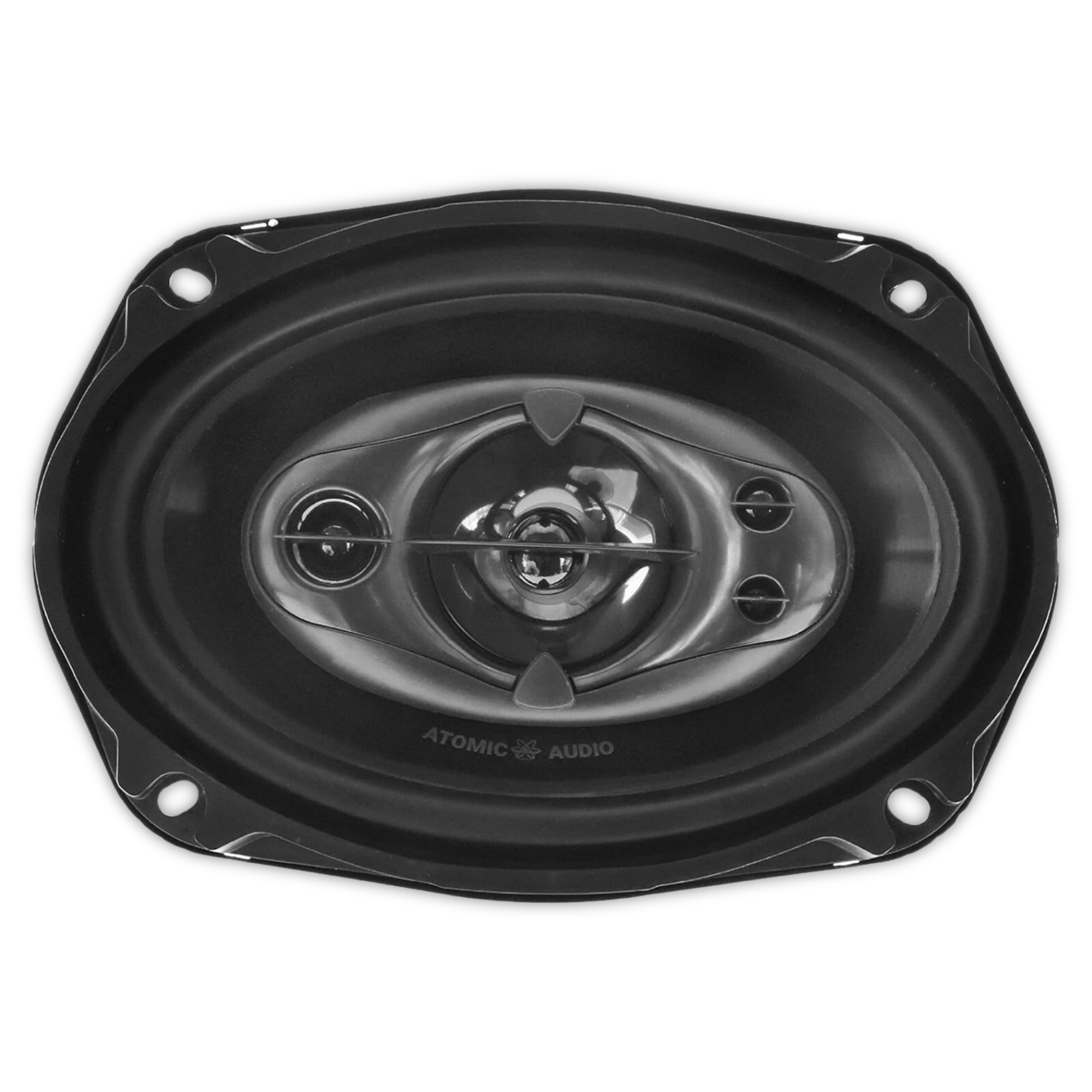Bocinas Coaxiales Atomic Audio IRON69 900 Watts 6x9 Pulgadas 4 Ohms 5 Vías 