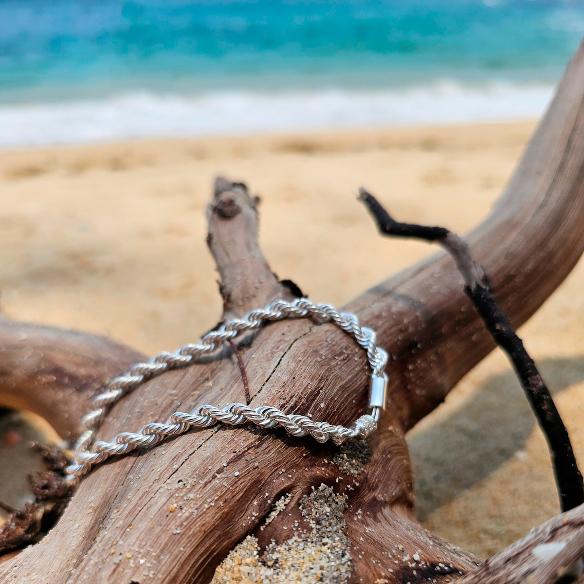 Pulsera Torzal Plata .925 Hombre