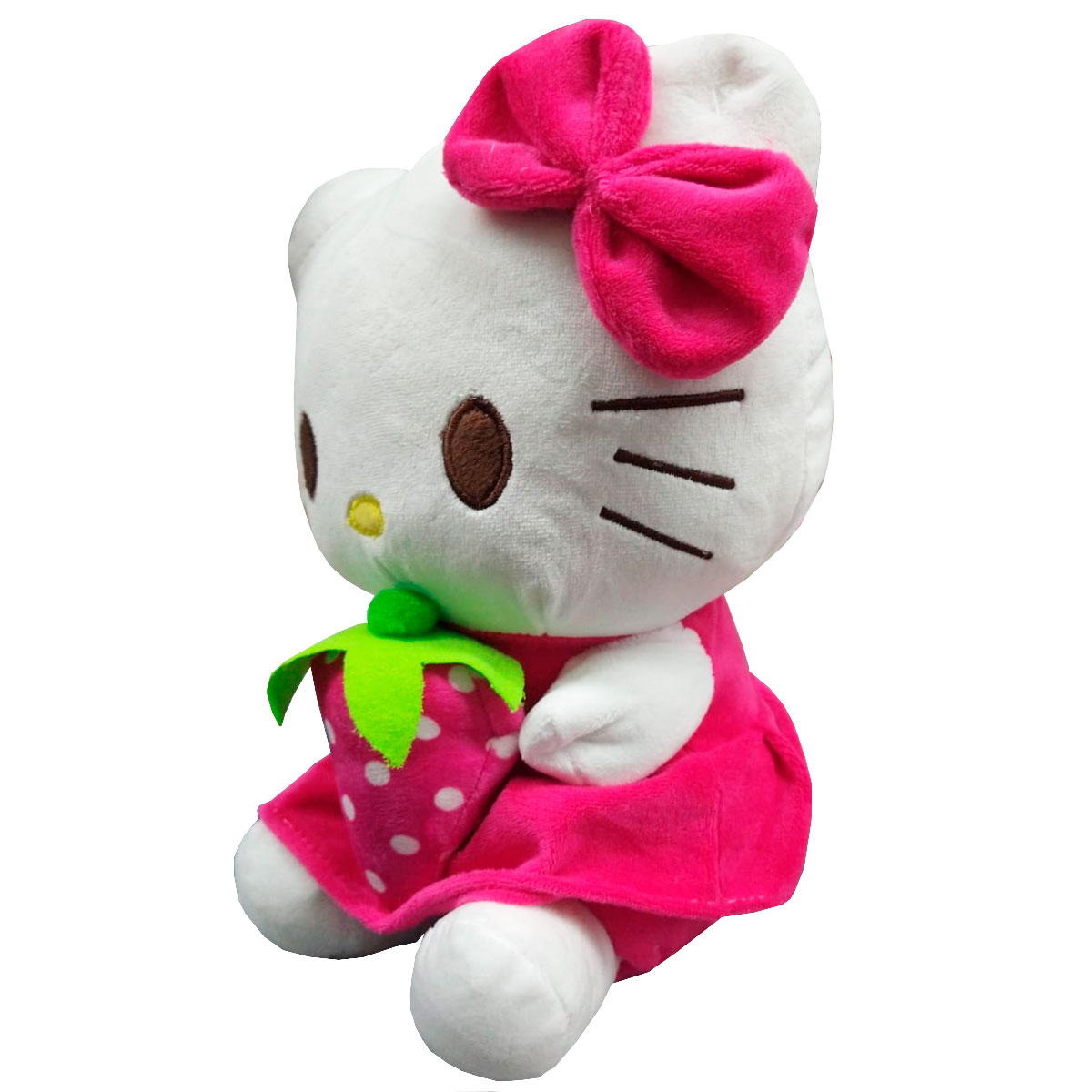 Peluche Generico Hello Kitty Con Fresa 26 cm
