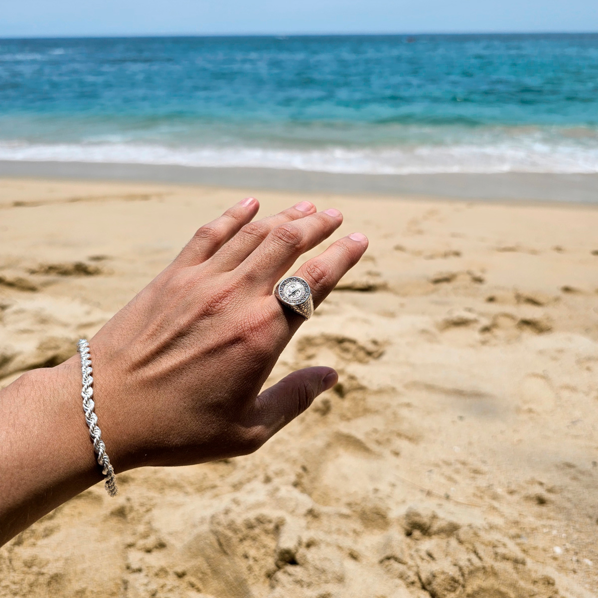Pulsera Torzal Plata .925 Hombre