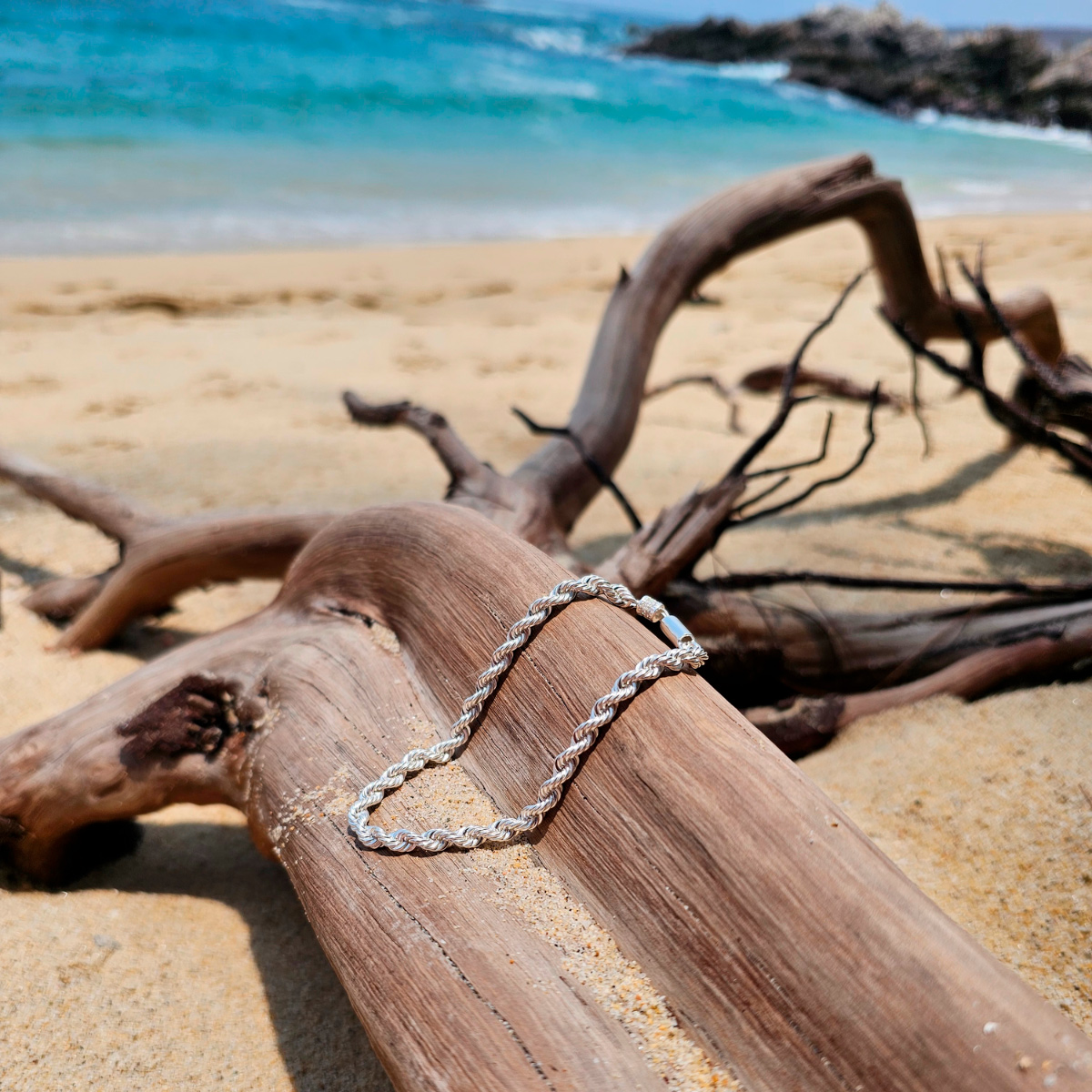 Pulsera Torzal Plata .925 Hombre