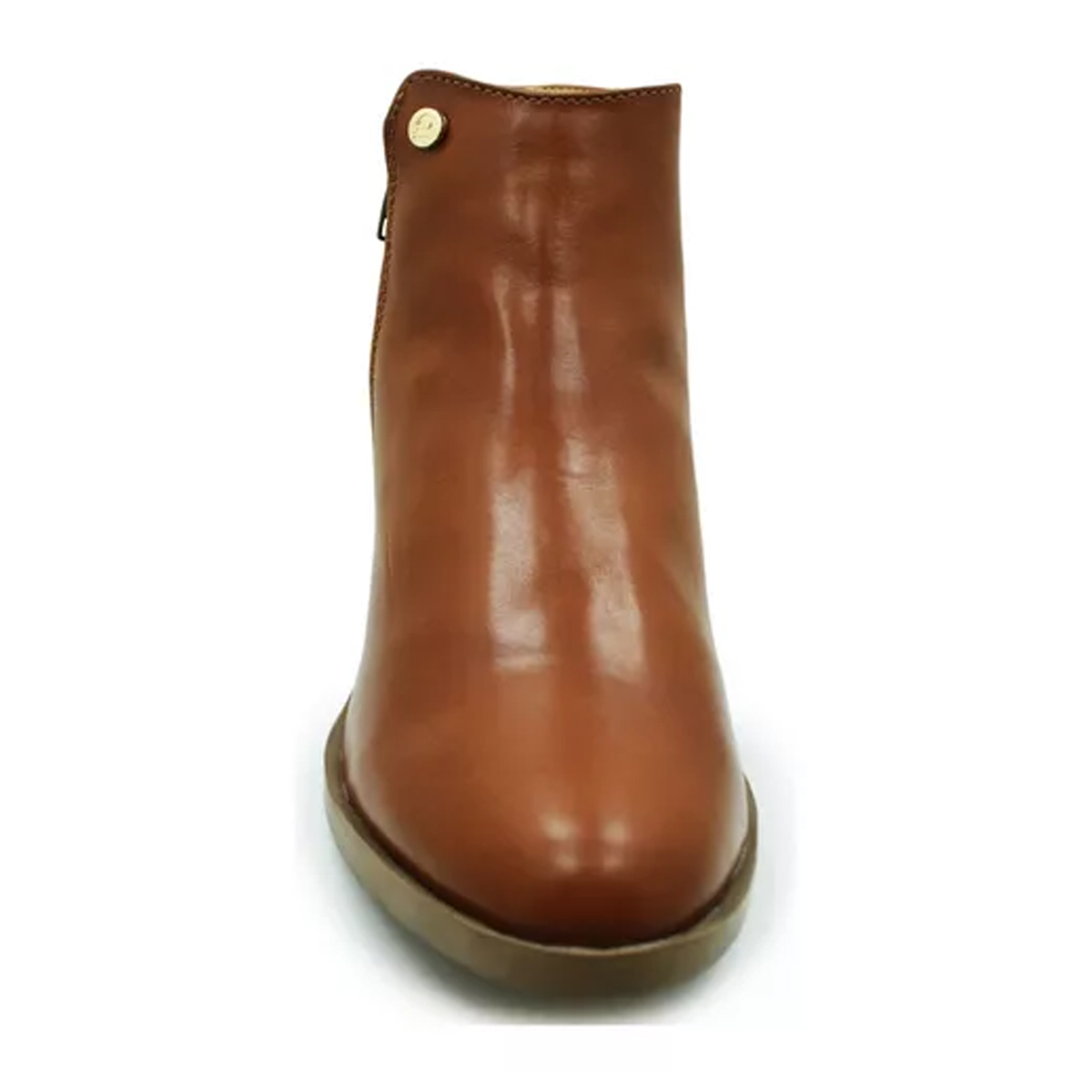 Botines Clásicos Para Mujer Capa De Ozono 647901 Tan Cierre