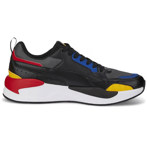 Tenis Puma Modelo X-Ray 2 Square Color Negro/Amarillo Para Caballero