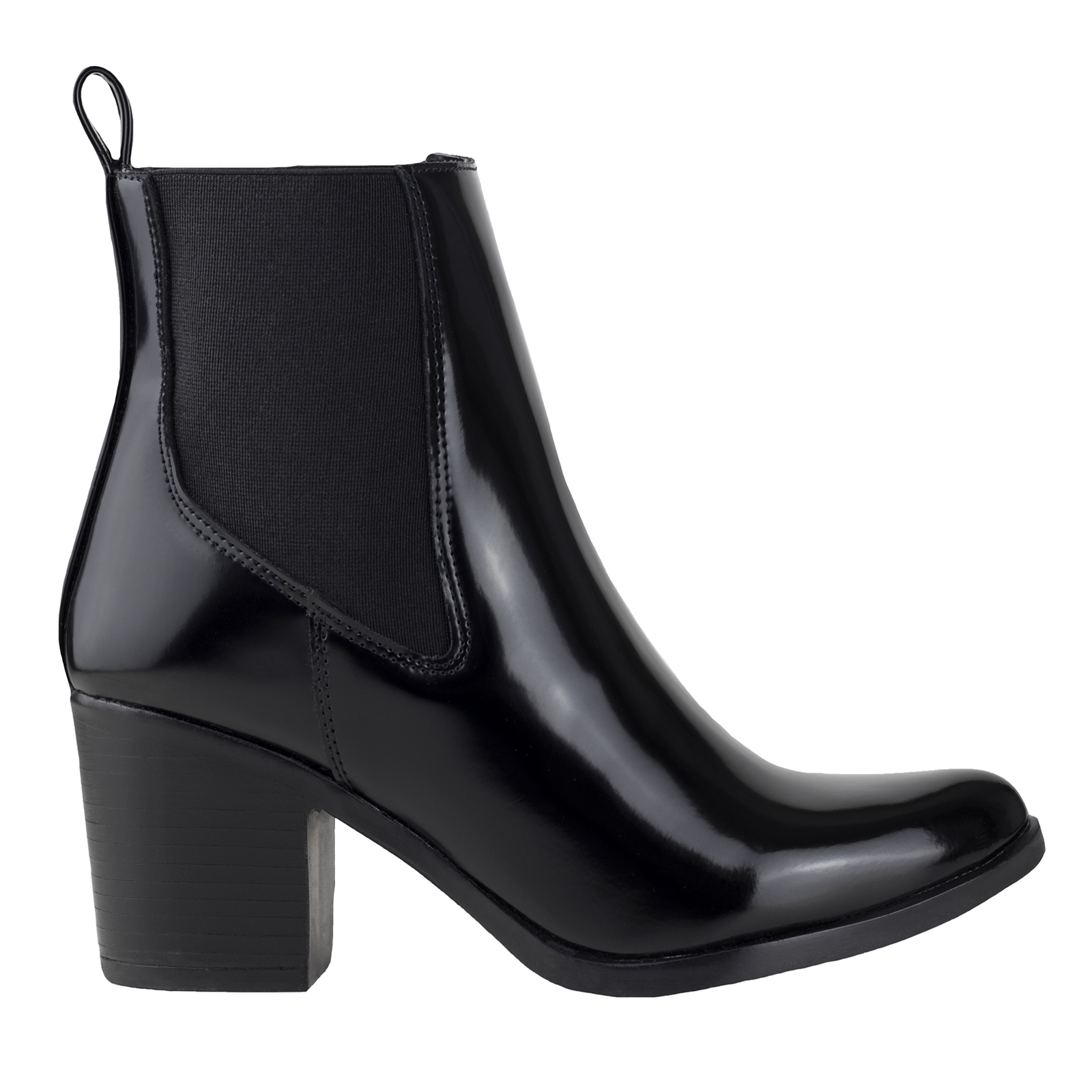 Bottes à Talons John Fluevog - Taille US 6 (EU 36.5) - Cuir Noir - Neuves Sans Boîte