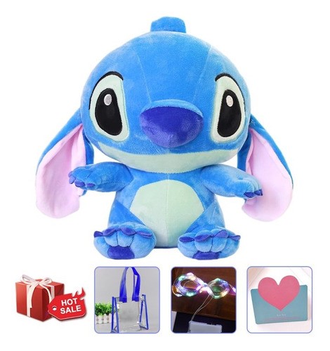 Peluche Stitch 35 cm Azul