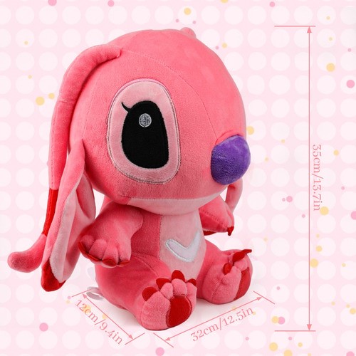 Peluche Stitch / Ángela 35 Cm Kawaii Bebés Excelente Plush