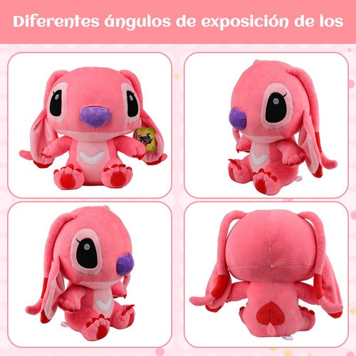 Peluche Stitch / Ángela 35 Cm Kawaii Bebés Excelente Plush