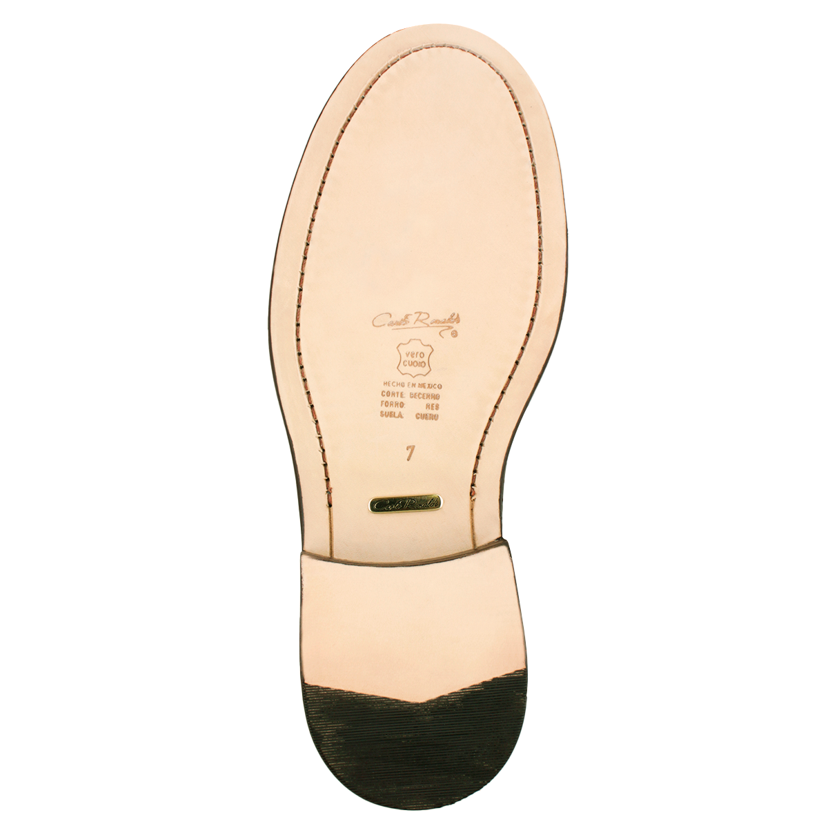 Zapato Formal Hombre Carlo Ronaldi 2103 Camaleón Café Cuero Casual