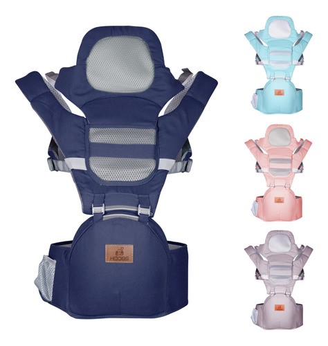 Mochila Cangurera Bebe Porta Bebes Ergonomica Multifuncional Azul