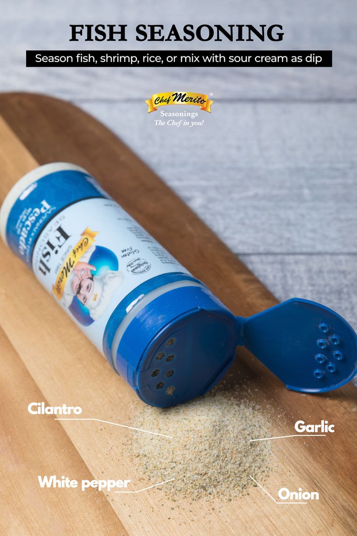 Sazonador Para Pescado Chef Merito 397 G