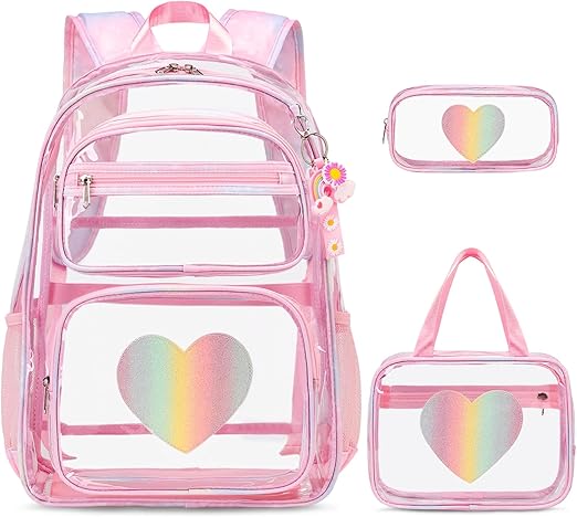 A Mochila transparente para niños y niñas, unidades de mochila