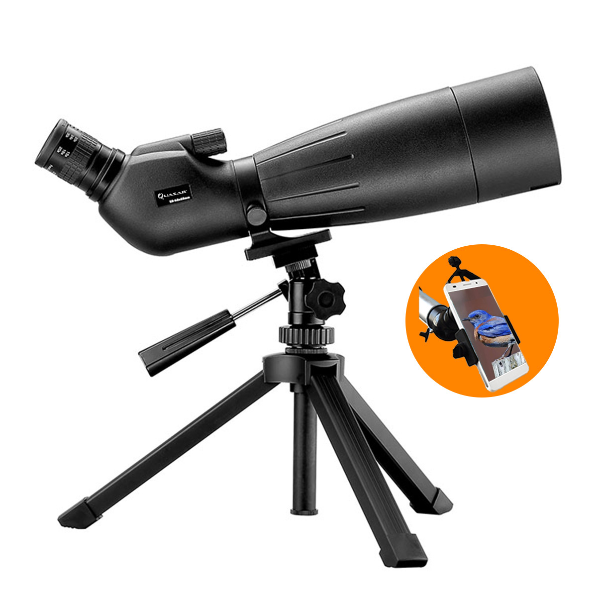 Telescopio Quasar Starter Terrestre QT80 20-60x Zoom