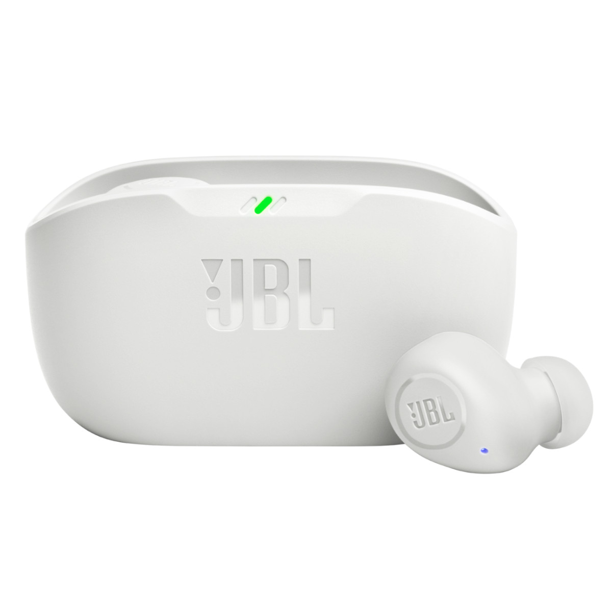 Audifonos JBL Wave Beam Bluetooth Deep Bass 32 Horas IP54 Blanco