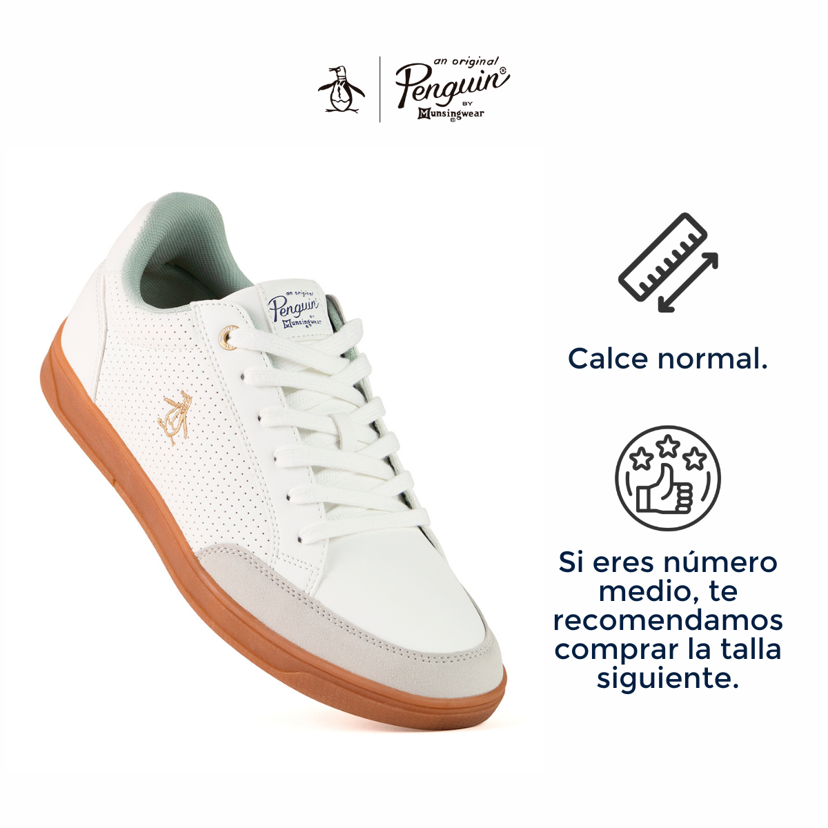 Tenis Original Penguin Style Cole Blanco