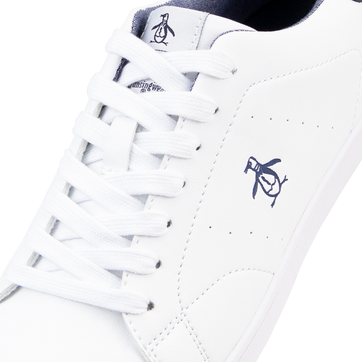 Tenis Original Penguin Style Hostin Blanco con Marino