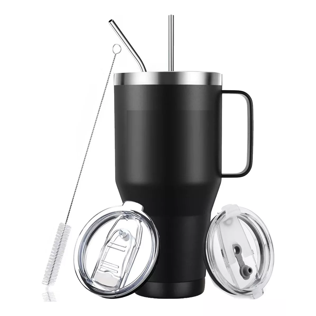 Vasos Térmico 30oz Termo Taza Acero Inoxidable Botellas Agua Negro