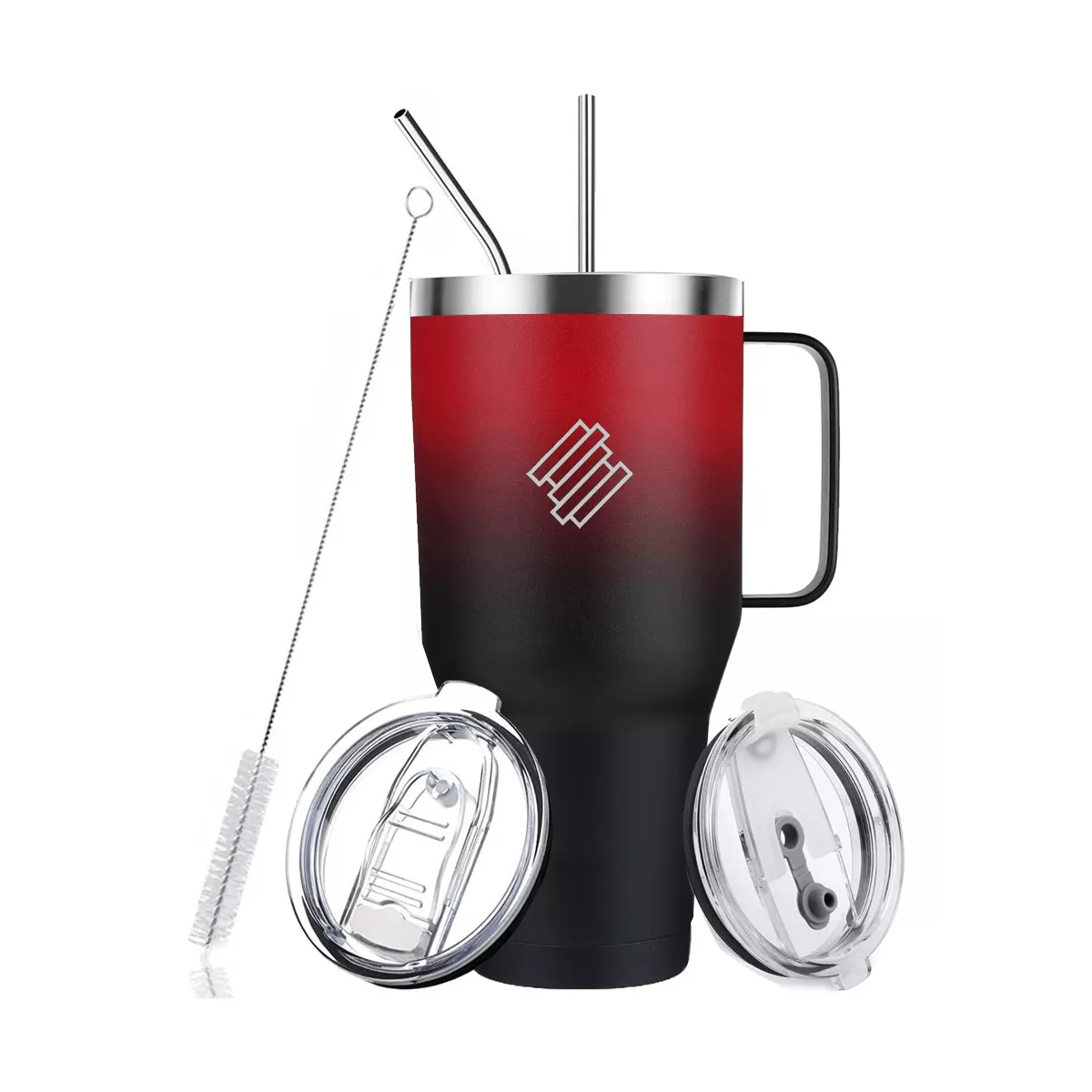 Vasos Térmico 30oz Termo Taza Acero Inoxidable Botellas Agua Rojo