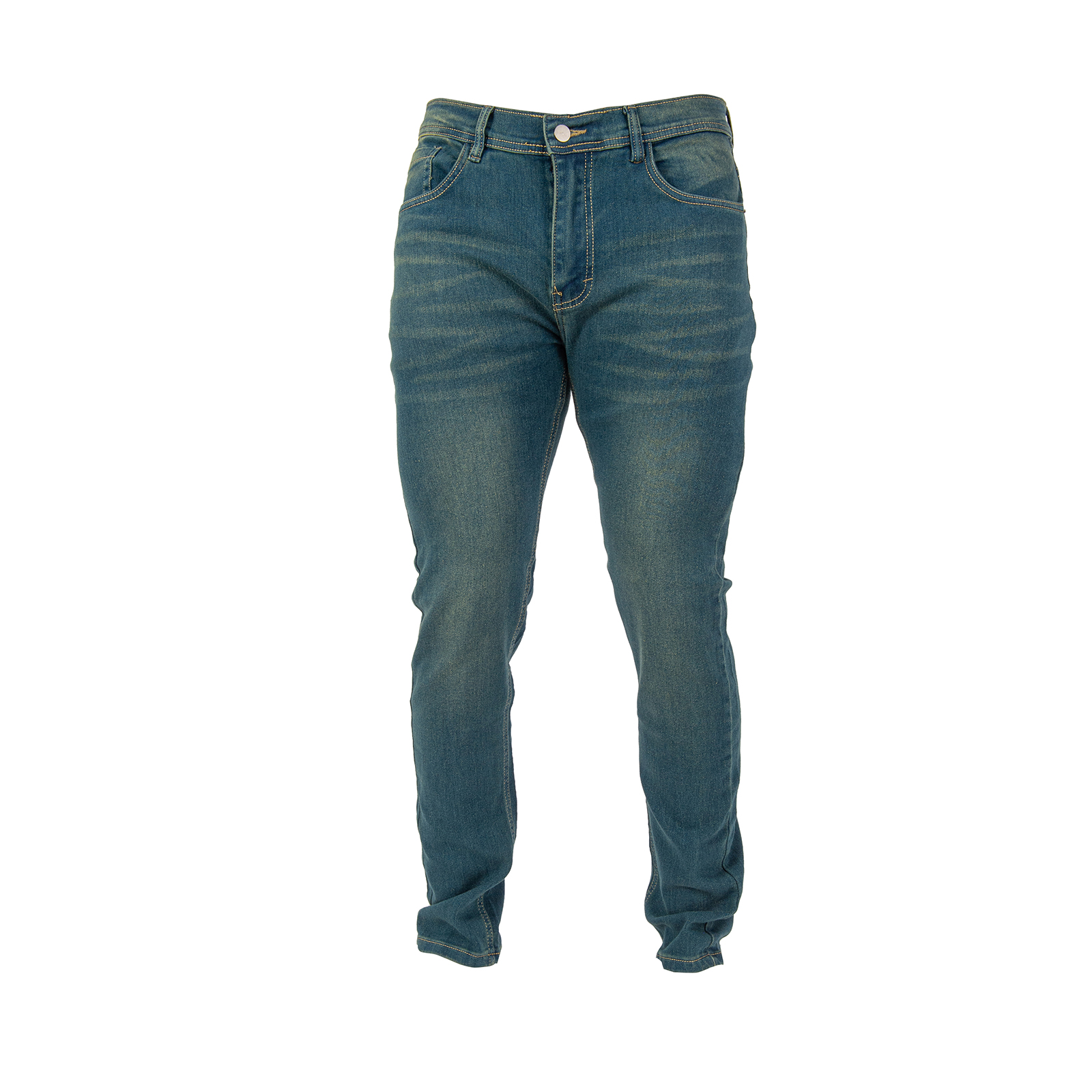 Pantalones Jeans Skinny Azul Oscuro Para Hombre