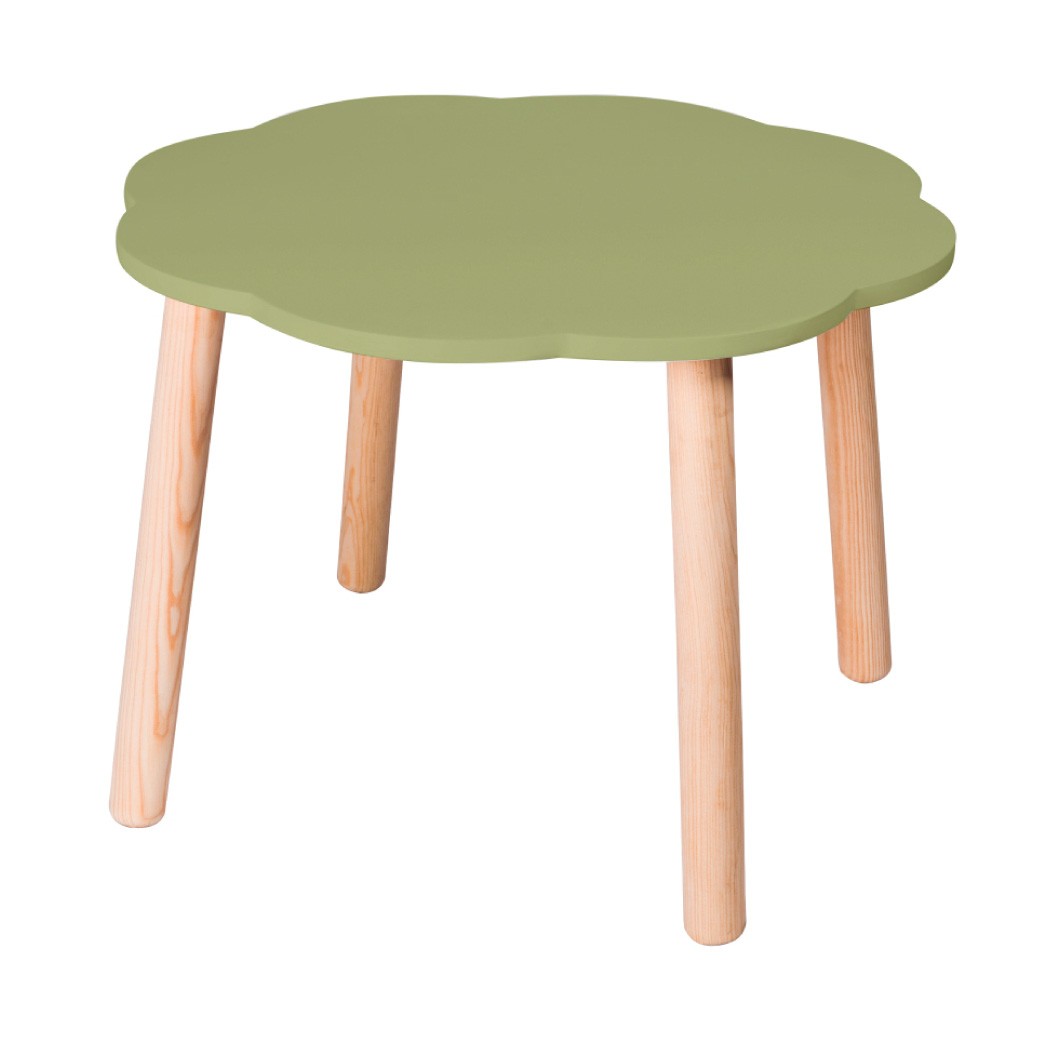 Juego de 1 silla infantil y mesa en forma de nube - Niños y Niñas- Duduk 