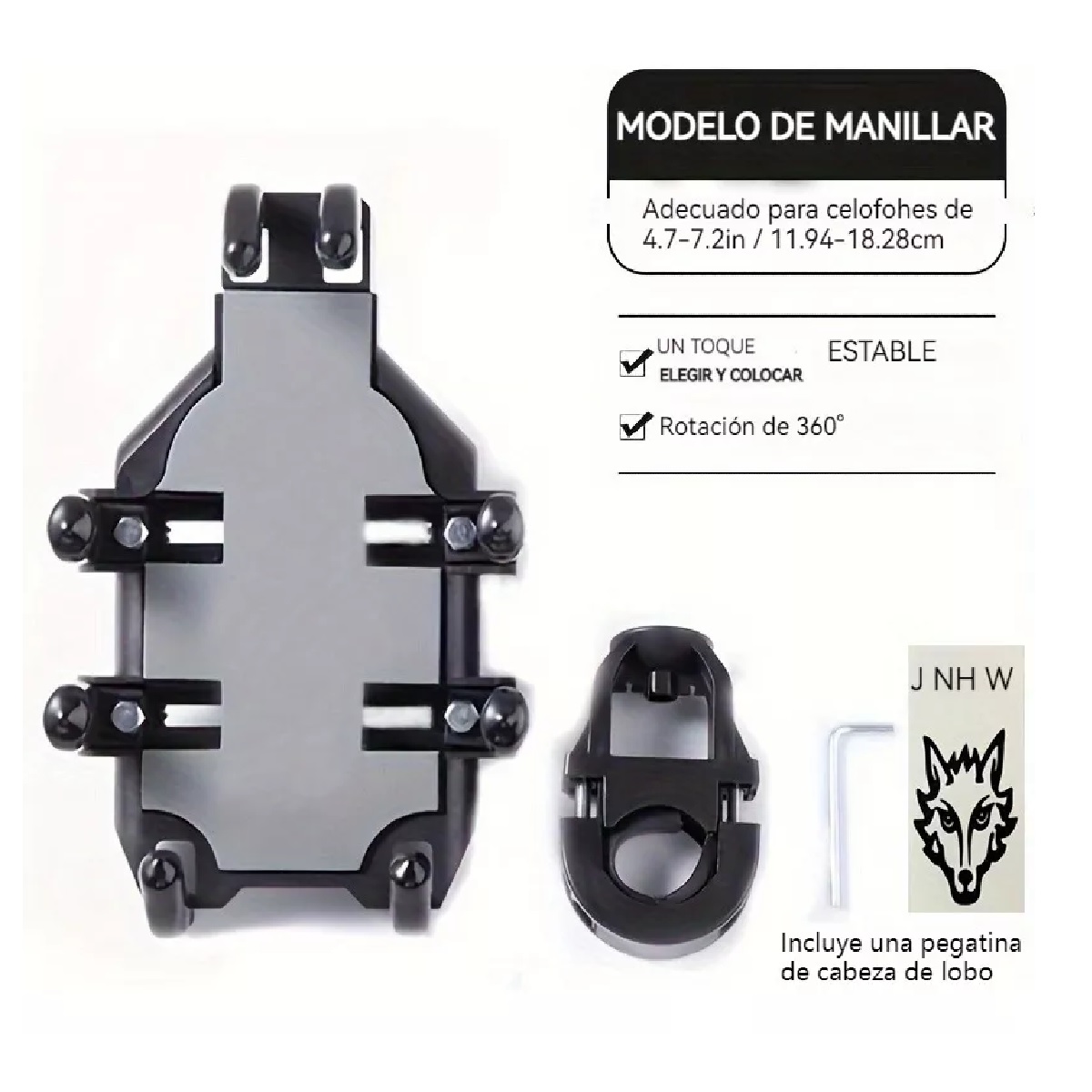 Soporte Para Celular Moto/bicicleta, Base Porta Teléfono