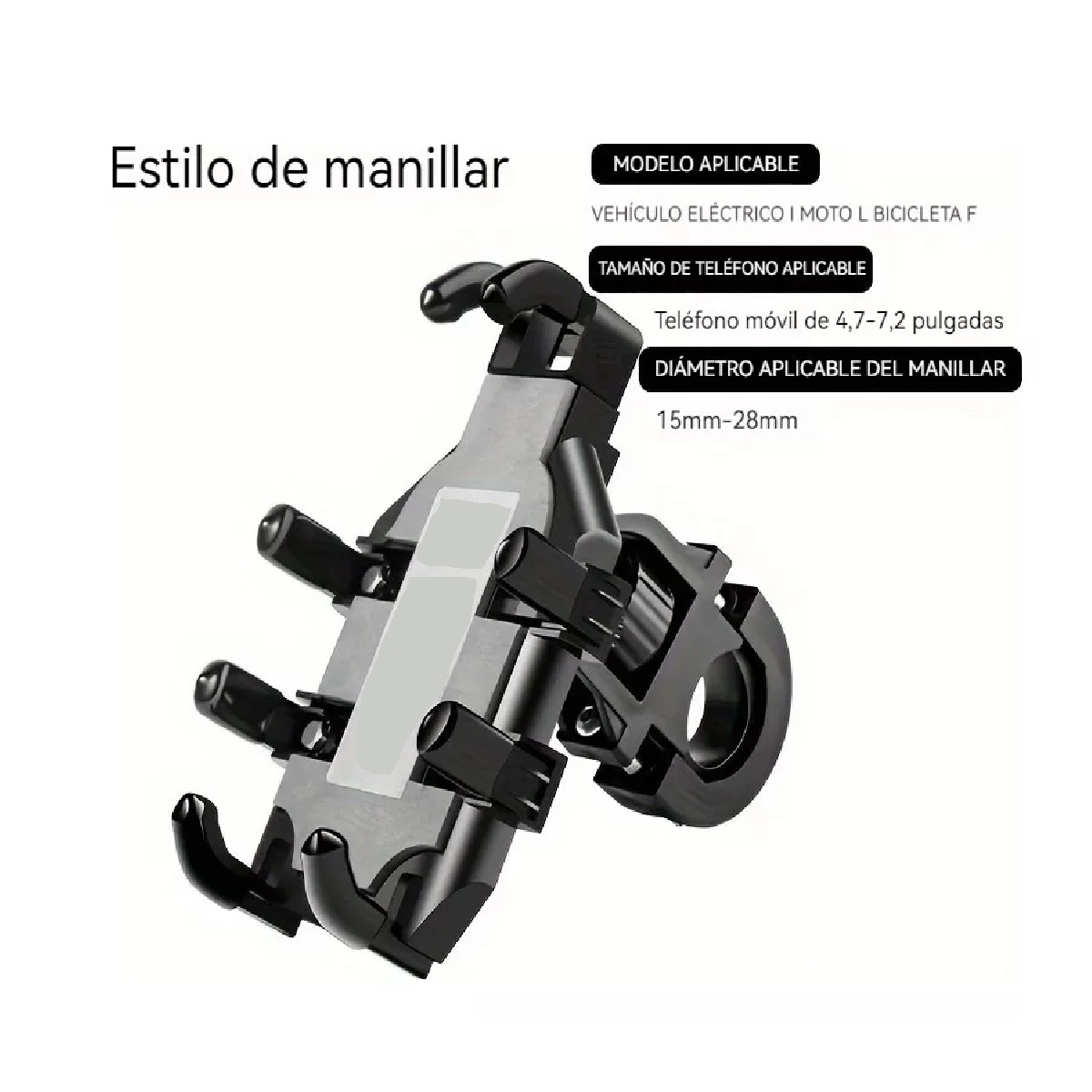 Soporte Para Celular Moto/bicicleta, Base Porta Teléfono