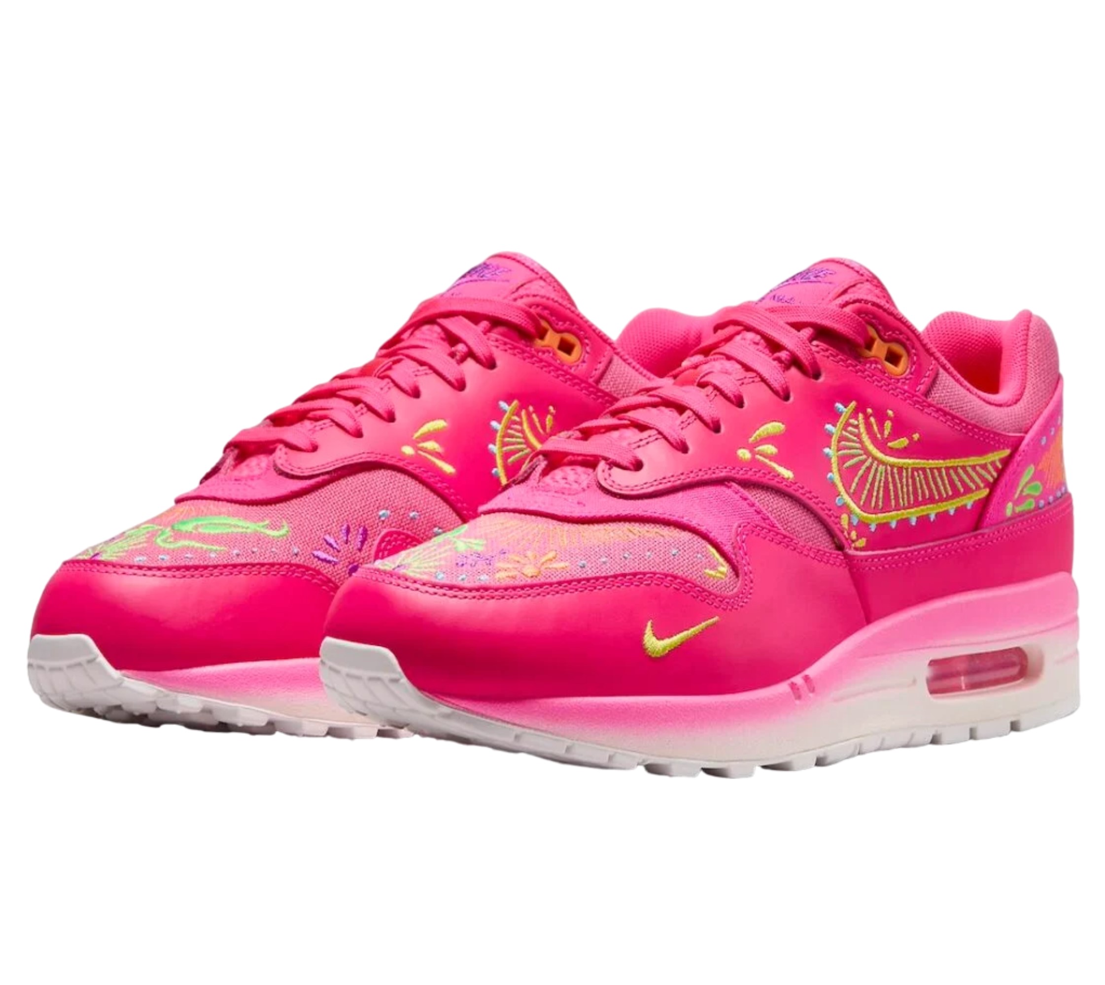 Pink floral nike air max hot sale
