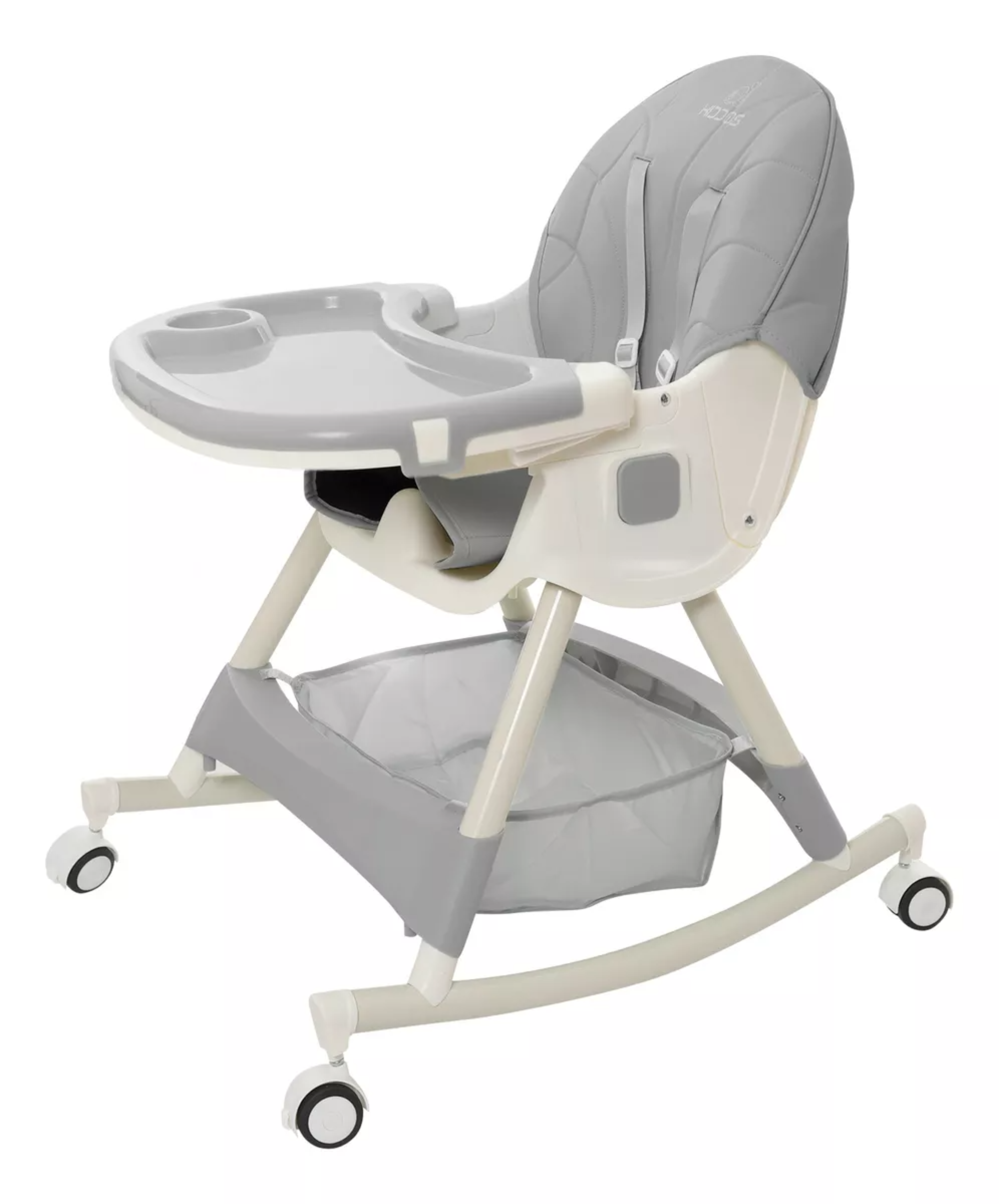 Silla Alta Periquera Bebe Mecedora 5 En 1 Ajustable Plegable