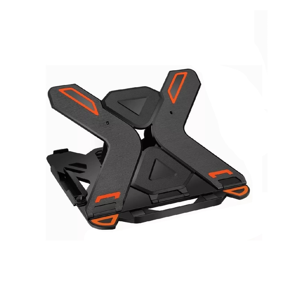 Base Ajustable Para Portátil + Soporte Para Teléfono Móvil Color Negro