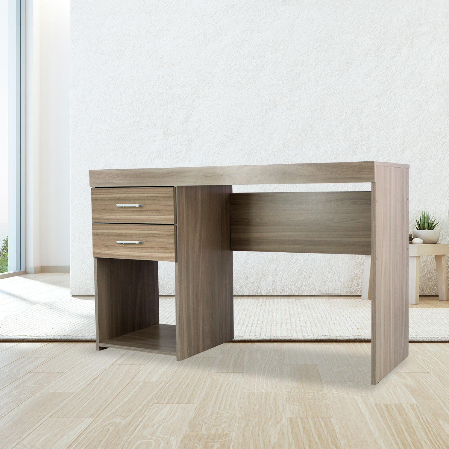 Escritorio Secretarial Home Office JM-1171 Malta Encino Mundo In