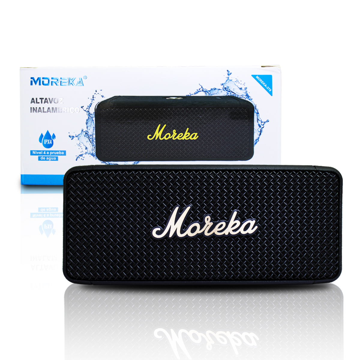 Moreka Bocina Bluetooth Inalámbrico 10w Resistente Al Agua