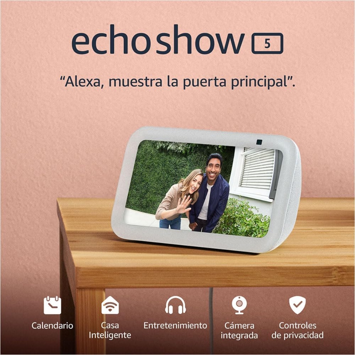 Pantalla ECHO SHOW 5 (3era Gen) Amazon B09B2QTGFY / Smart Display Blanco ALBY2