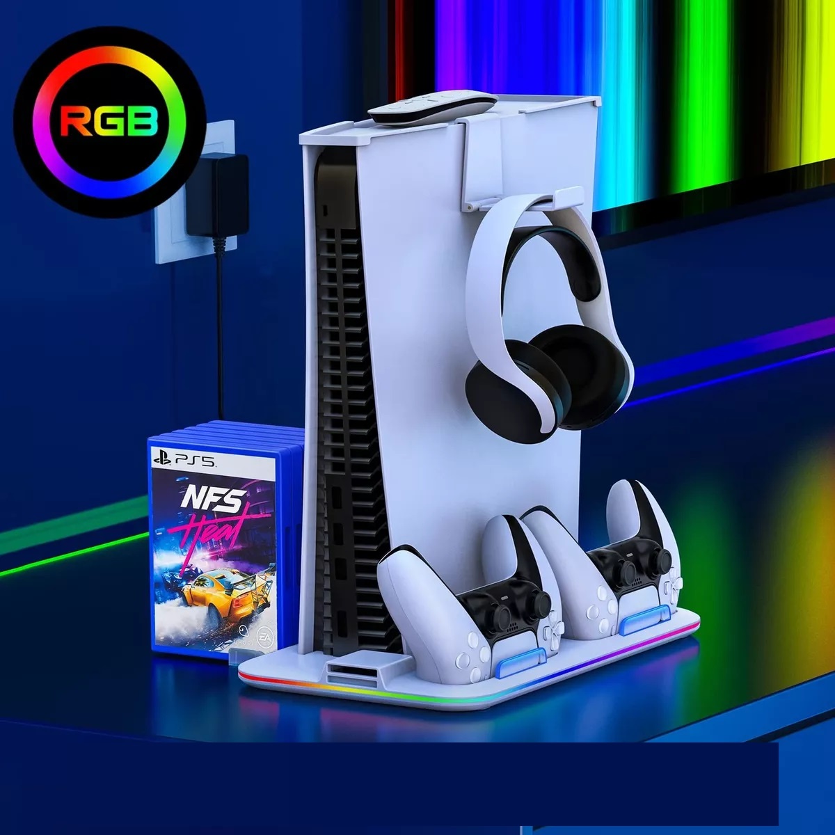 Base De Cargador Enfriador Accesorios Para Ps5, Entrada C