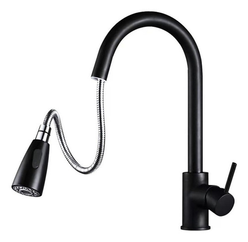 Raga Hogar HG023 grifo cocina monomando Negro Mate