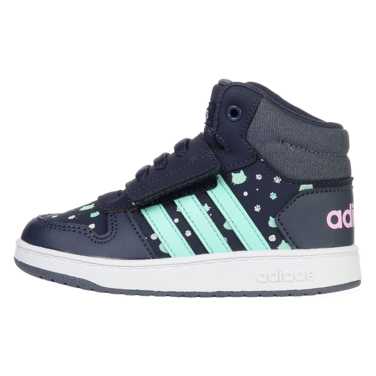 adidas Hoops 2.0 Mid Azul Tenis Infantil Bota