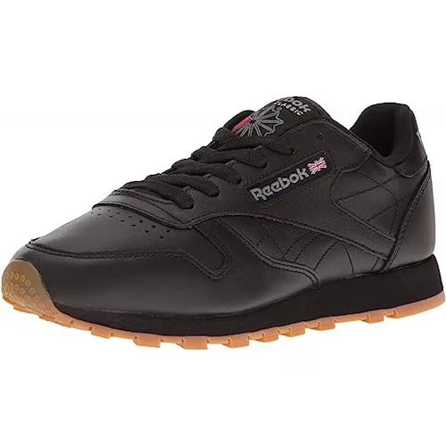 Tenis Reebok Modelo Classic Leather Color Negro/Gum Para Caballero
