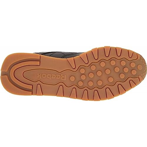 Tenis Reebok Modelo Classic Leather Color Negro/Gum Para Caballero
