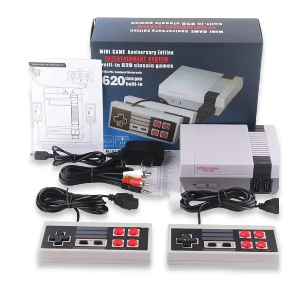 Consola Retro Mini Gamer Clasico 620 Juegos Con 2 Controles